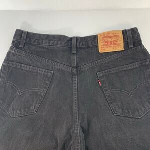 Levis 550 Relaxed Fit Men's Jeans Black Size 36 32